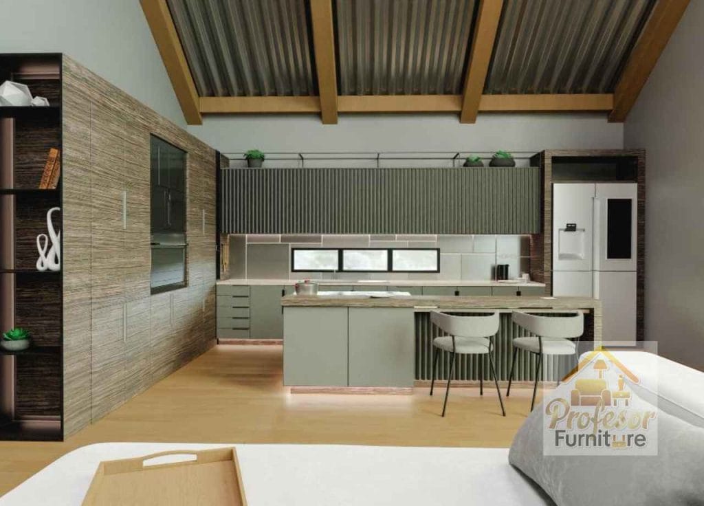Cara menghitung borongan kitchen set