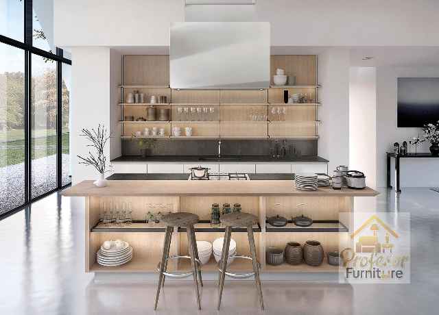 Lemari dapur gantung minimalis modern