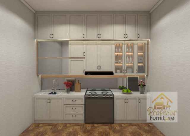 Kitchen set Jatimelati Bekasi bahan multiplek tahan lama