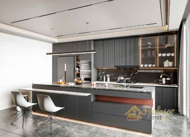Kitchen set Cakung Jakarta Timur model minimalis modern finishing HPL taco Kitchen set Cakung Jakarta Timur model minimalis modern finishing HPL taco