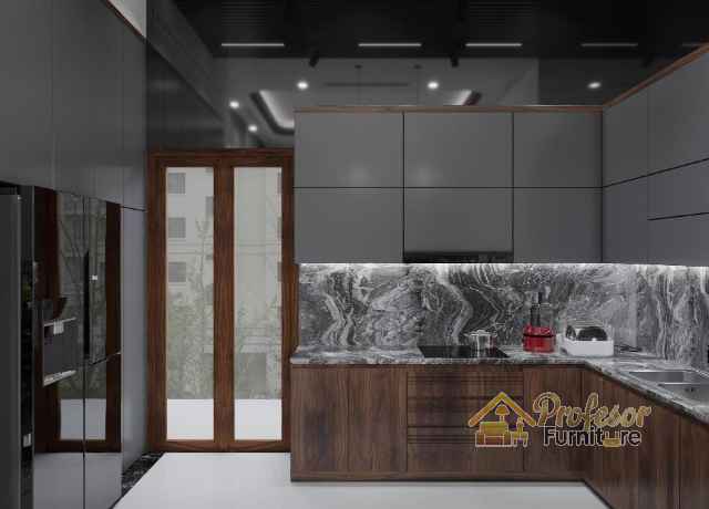 Kitchen set Rawamangun Jakarta Timur solusi penyimpanan dapur maksimal