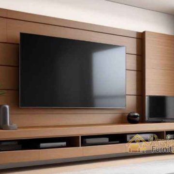Custom furniture Jatiasih Bekasi meja TV minimalis gantung hemat tempat