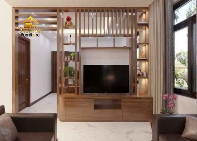 Custom furniture Jatimulya Bekasi Timur partisi ruangan dua sisi model terbaru