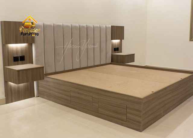 Custom furniture Cibitung Bekasi dipan kasur dengan laci penyimpanan cerdas