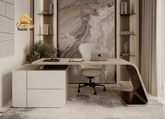 Custom furniture Kranji Bekasi meja kerja ergonomis untuk WFH nyaman Custom furniture Kranji Bekasi meja kerja ergonomis untuk WFH nyaman