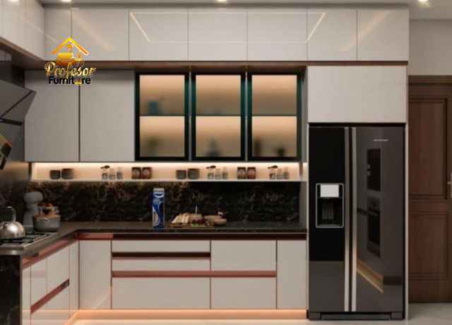 Custom furniture Pondokgede Bekasi kabinet dapur atas dan bawah lengkap