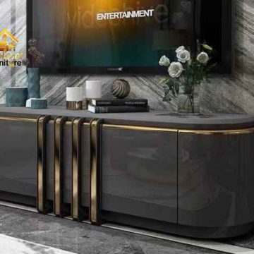 Custom furniture Pondok Melati Bekasi credenza kantor modern desain elegan