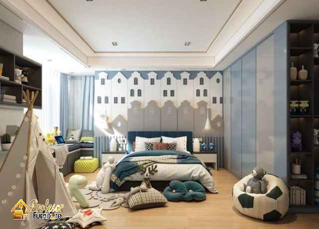 Custom furniture Babelan Bekasi set kamar tidur anak tema karakter lucu