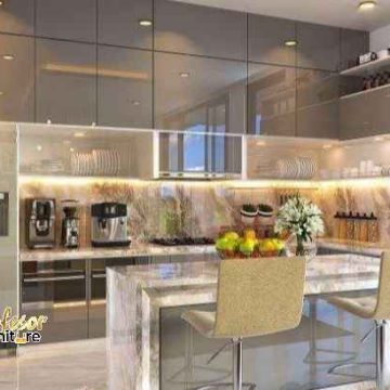 Kitchen set Kalideres Jakarta barat PVC board, 100% tahan air dan rayap