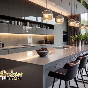 Kitchen set Taman Sari Jakarta Barat desain dengan island table multifungsi Kitchen set Taman Sari Jakarta Barat desain dengan island table multifungsi