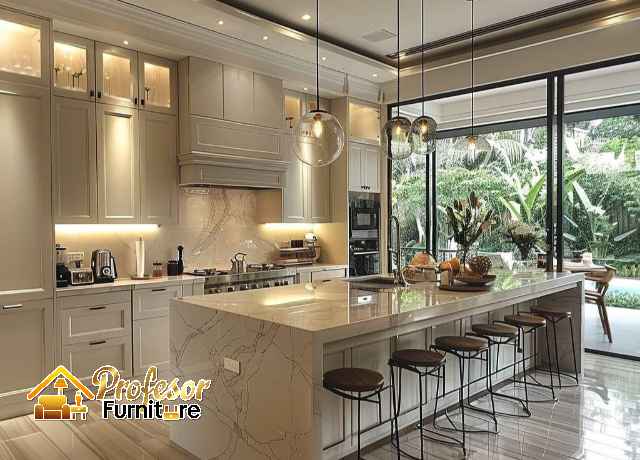 Kitchen set Kembangan Jakarta barat Skandinavian, intip hasilnya yang wow!