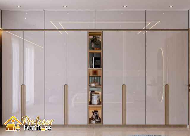 Biaya pasang lemari pakaian aluminium custom model tanam tembok Bogor