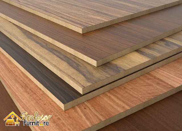 Custom rak display produk Bekasi plywood finishing HPL taco