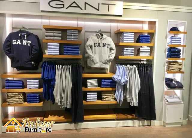 Custom rak display produk Jakarta khusus toko baju dan butik