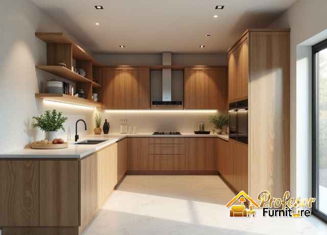 Kitchen set Cempedak Jakarta Timur gratis desain 3D sebelum proses produksi dimulai