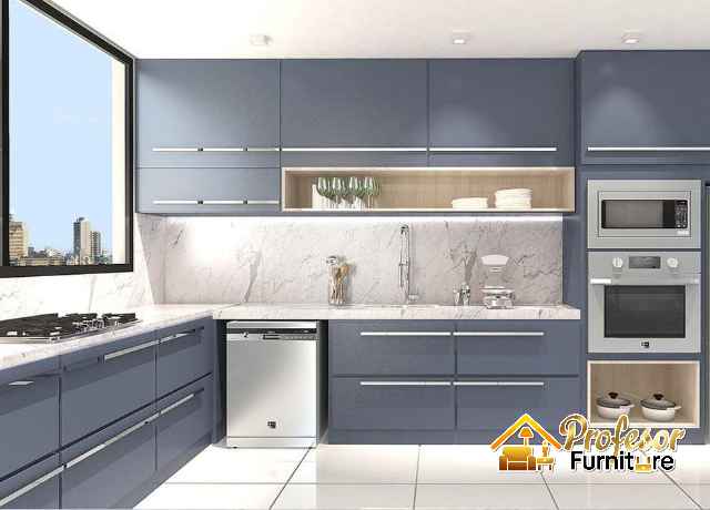 Kitchen set Rawa Terate Jakarta Timur warna putih glossy (duco) anti menguning