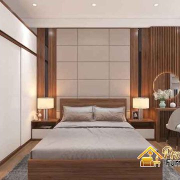 Paket interior kamar set dan lemari pakaian minimalis custom Tangerang