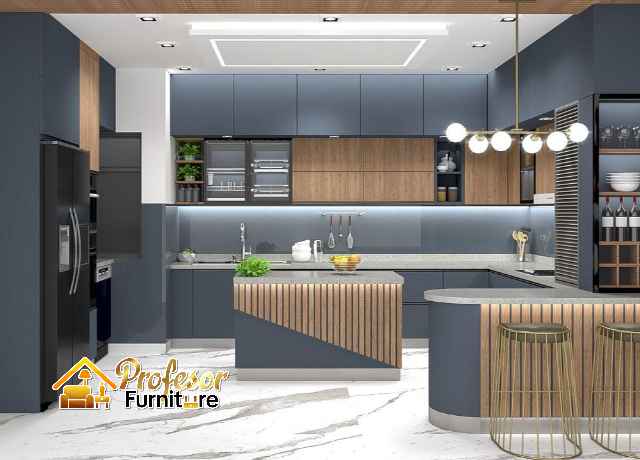 Kitchen set Cibarusah Bekasi biaya transparan per meter lari anti rayap.